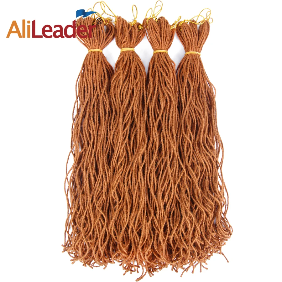 Alileader Мини искусственной Locs вьющиеся крючком косу волос 20 inch синтетический ужас