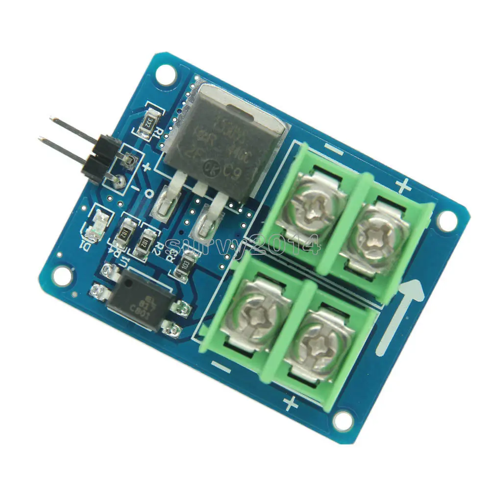 3 в 5 в низкое управление Высокое напряжение 12 В 24 в 36 в переключатель Mosfet модуль для Arduino подключения IO MCU ШИМ управление скорость двигателя 22A