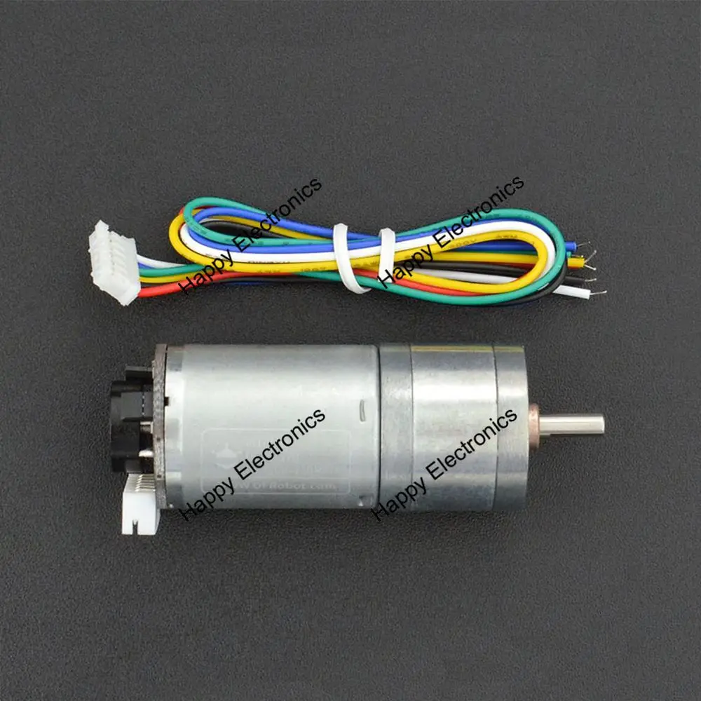 Металлический Редуктор DFRobot 6 В постоянного тока 210 об/мин 10 кг 1:34 с кодовым