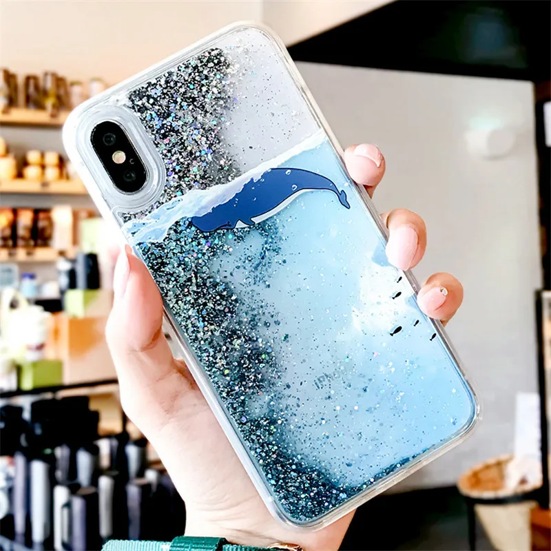 Динамичный жидкий песок мягкий чехол для Samsung Galaxy A6 A8 A7 2018 A750 S9 S8 плюс S7 край A3 A5 2017