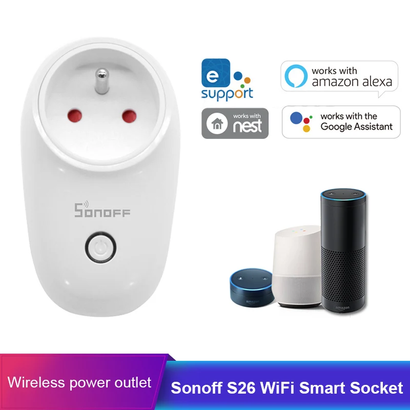 Умная Беспроводная розетка Sonoff S26 с поддержкой Wi Fi|Модули для умного дома| |