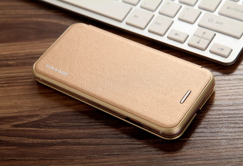 Gold Роскошный чехол для телефона IPhone X XS MAX XR 8 7 6 Plus кожаный чехол тонкий чехол для samsung Galaxy S7 Edge S8 S9 Plus Note 8 - Цвет: Gold