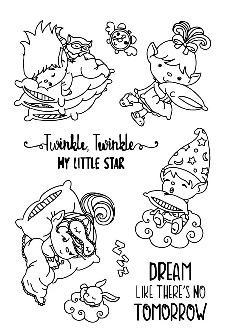 Сон/мечта/прозрачные штампы для скрапбукинга DIY/изготовление