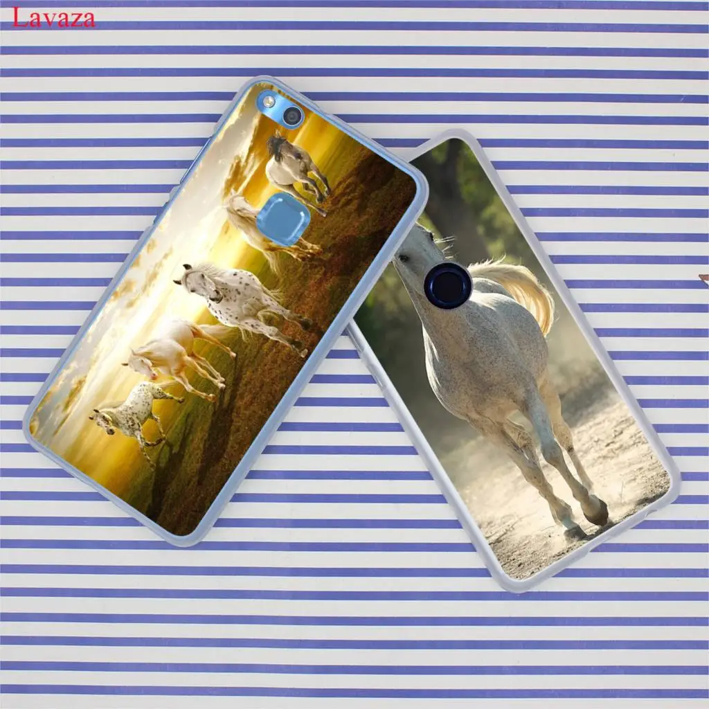 Lavaza акварель лошадь бег лошадей чехол для Huawei Y9 Y7 Prime 2018 2019 Honor 20 8A 8X 8 9 9X 10 Lite 7C 7X 7A Pro