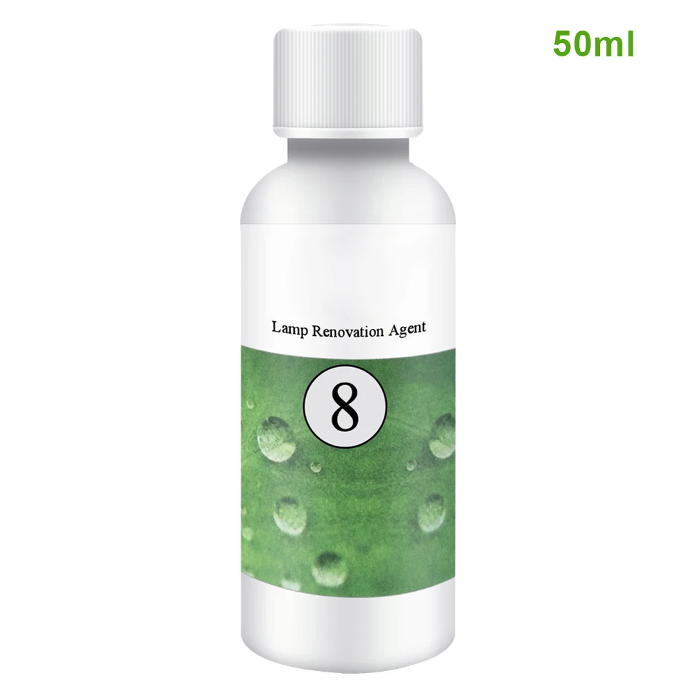50ml HGKJ-8 Набор для восстановления автомобильных линз фары Осветляющий инструмент для ремонта фар VS998 - Цвет: 50ml