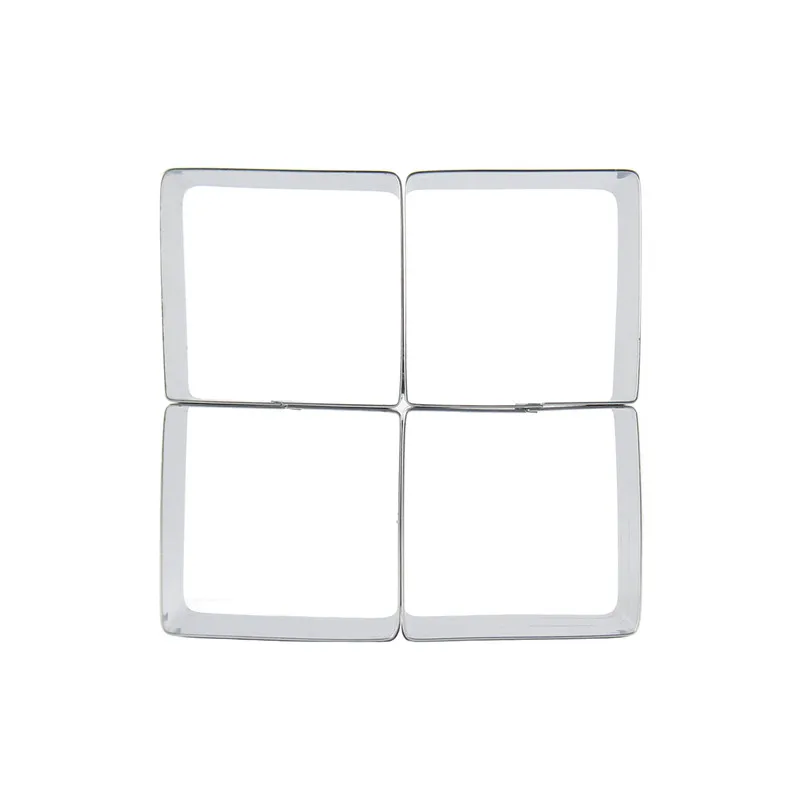 Квадратные решетки для украшения торта инструменты помадки мозаичные