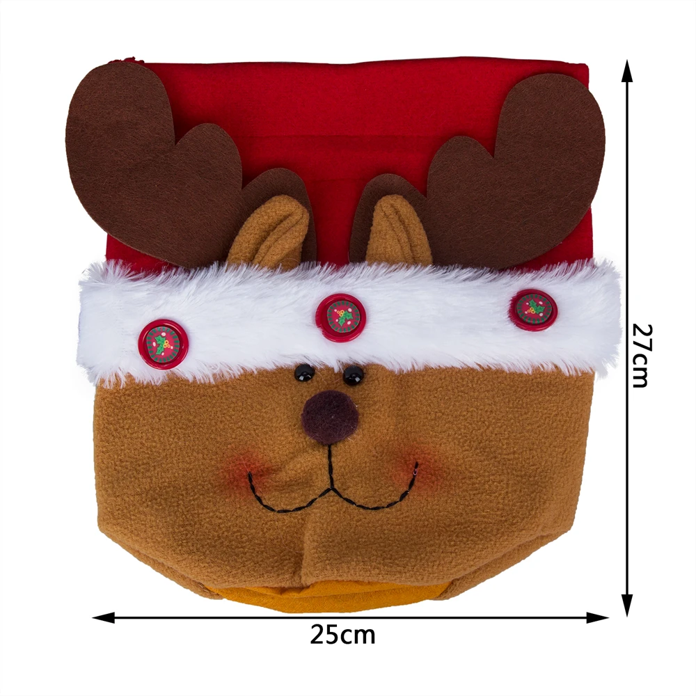 Подарочный пакет на Новый год и Рождество Merry шнурок 3 вида стилей Санта Клаус