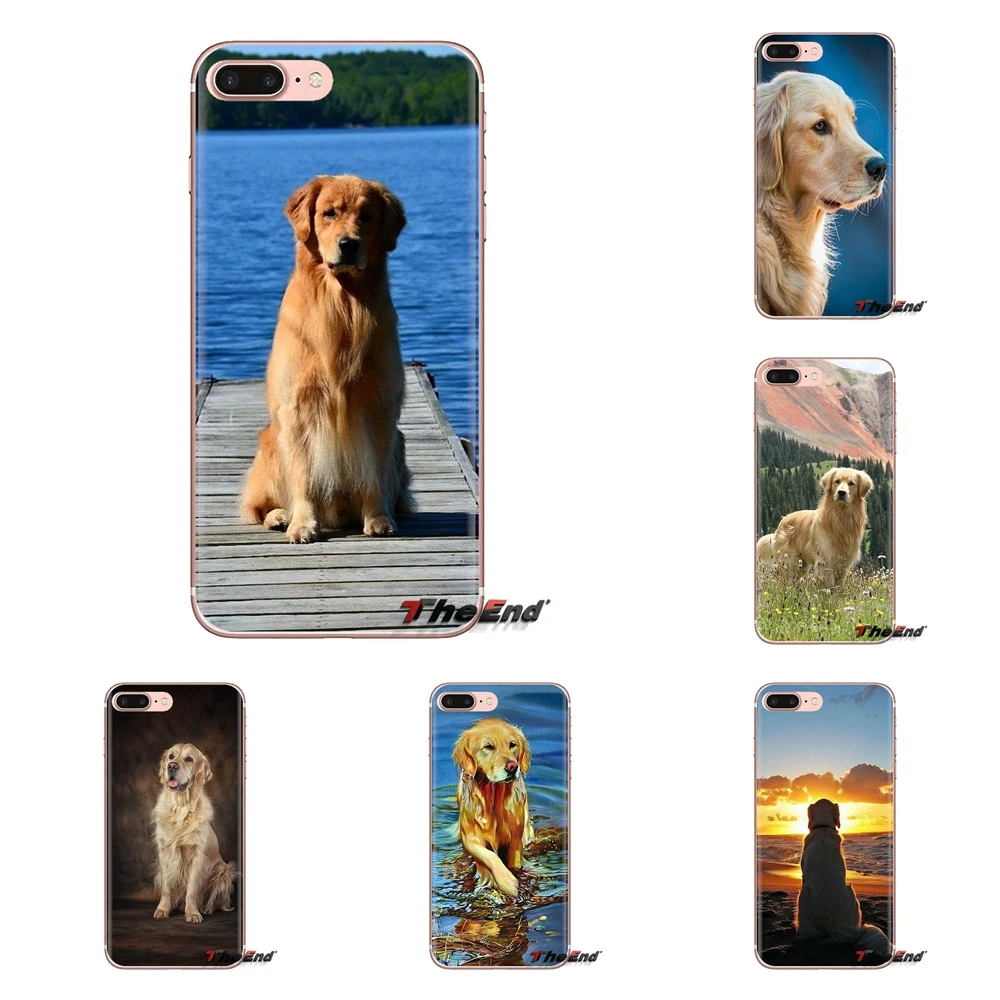 For Xiaomi Mi4 Mi5 Mi5S Mi6 Mi A1 A2 5X 6X 8 9 Lite SE Pro Max Mix 2 3 2S Golden Retriever Dog Soft Transparent Shell Covers |