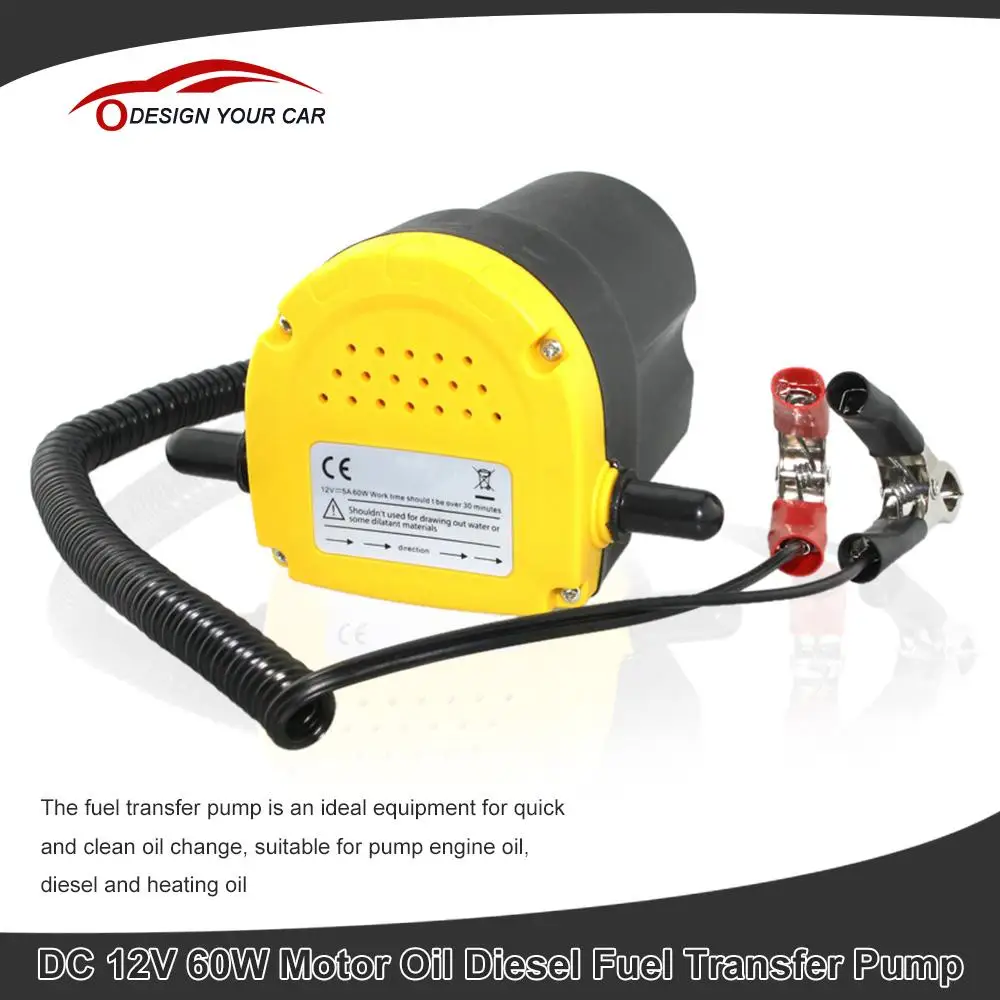 Автомобильный масляный экстрактор насос для перекачки топлива 12 В 60 Вт|pump car|car