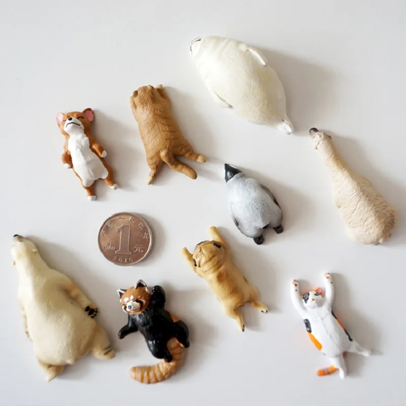 Магнит на холодильник симпатичный домашний питомец для ленивого сна животное из