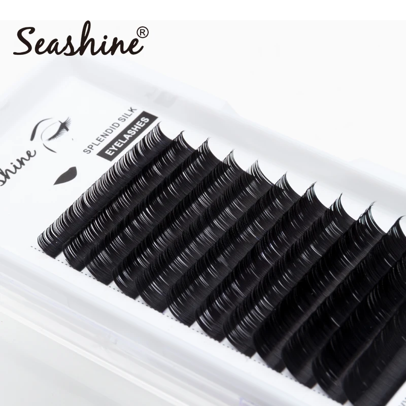 Роскошные Индивидуальные Накладные ресницы Seashine C D L корейские шелковые для
