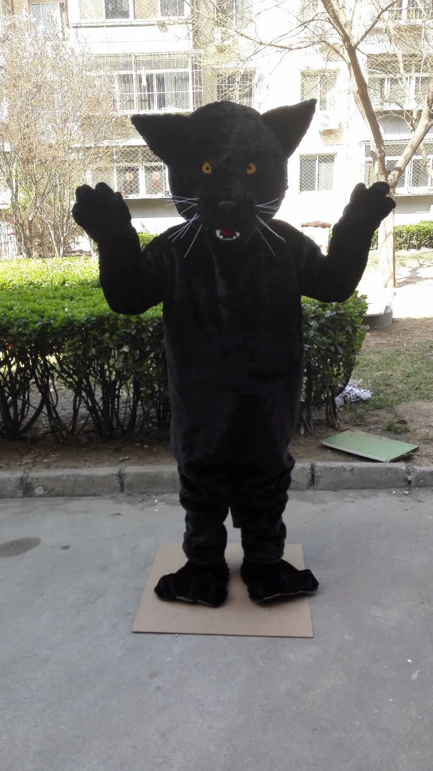 black panther leopard jaguar cougar mascot costume custom fancy anime cosplay kits mascotte dress carnival 41150 | Тематическая