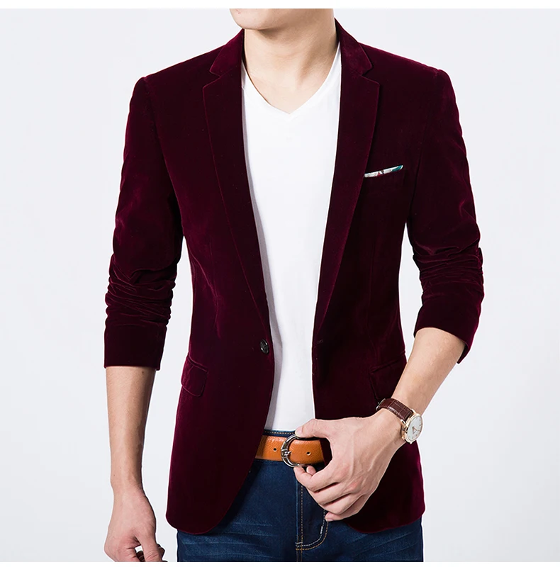 Мужские приталенные костюмы Блейзер куртки умный повседневный костюм и пальто