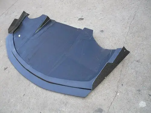 Углеродное волокно/FRP передняя губа для EVO 8 9 Voltex Cyber (версия дорожки 198 см ширина)