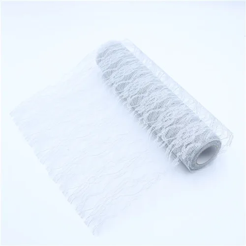 gray 0,33*10 ярдов кружева рулонные Тюлевая Ткань DIY Baby Shower пачка юбка украшение на День Благодарения Свадебная вечеринка стол флаг украшения для дома - Цвет: gray