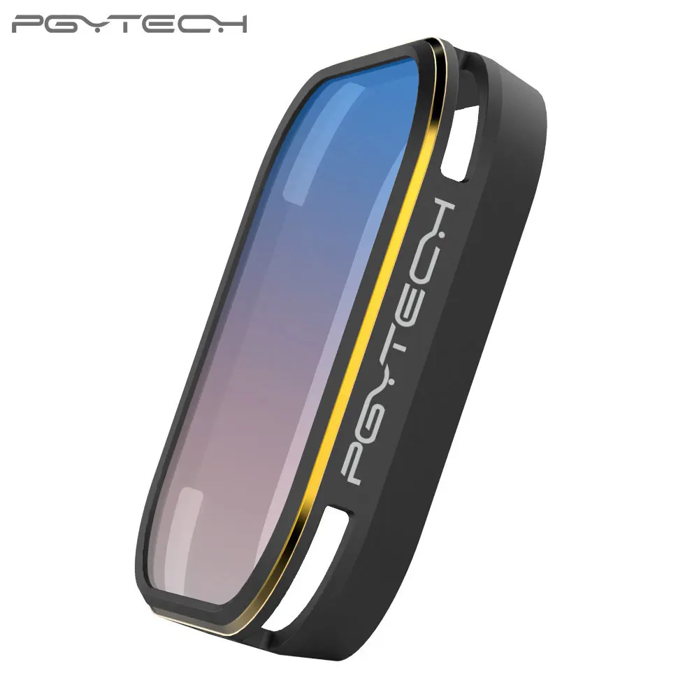 PGYTECH Gopro 5 фильтр для объектива с золотыми краями градиентный цвет серый/оранжевый/синий/красный и 4 шт. набор