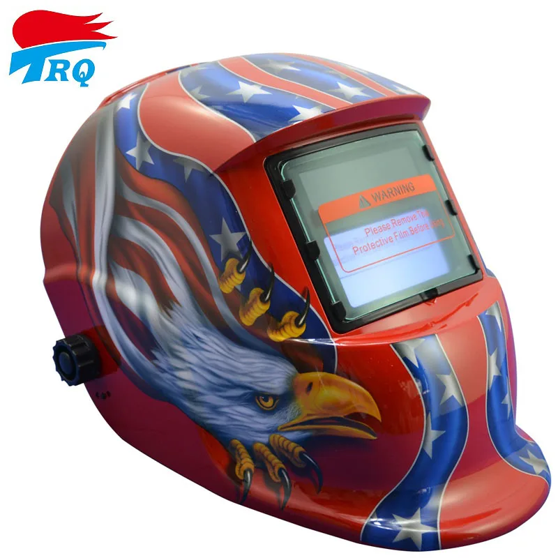 Red Owl Solar Auto Darkening Welding Helmet Equipment TIG MIG MMA ARC Electric Mask Cap TRQ-HD10-2200DE | Инструменты