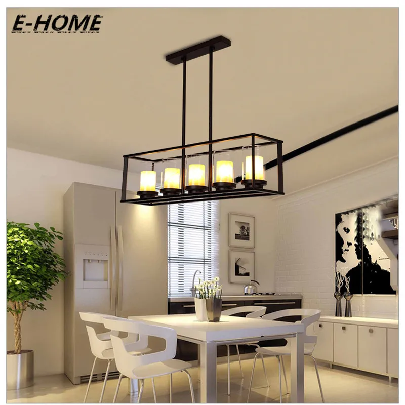 Американская простая прямоугольная креативная индивидуальная Люстра для