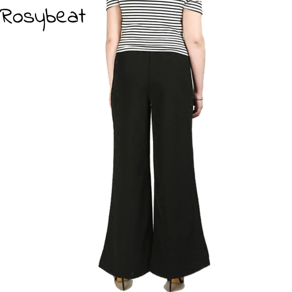 Расклешенные брюки для женщин большого размера s Женская одежда 4xl 5XL 6XL женские с