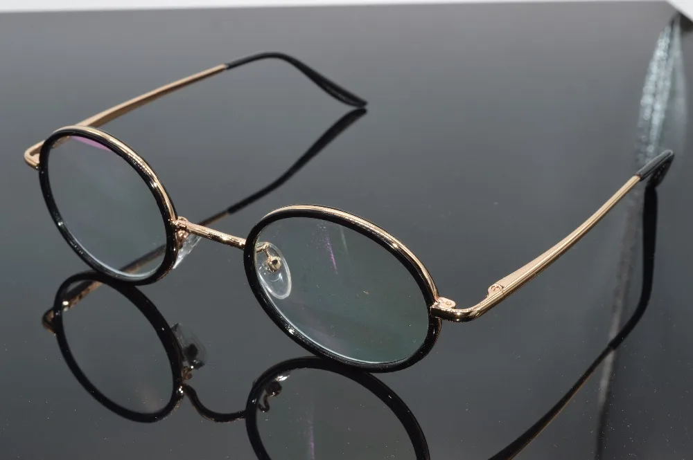 Мужские и женские очки для чтения Gafas De Lectura круглые в золотистой оправе стиле