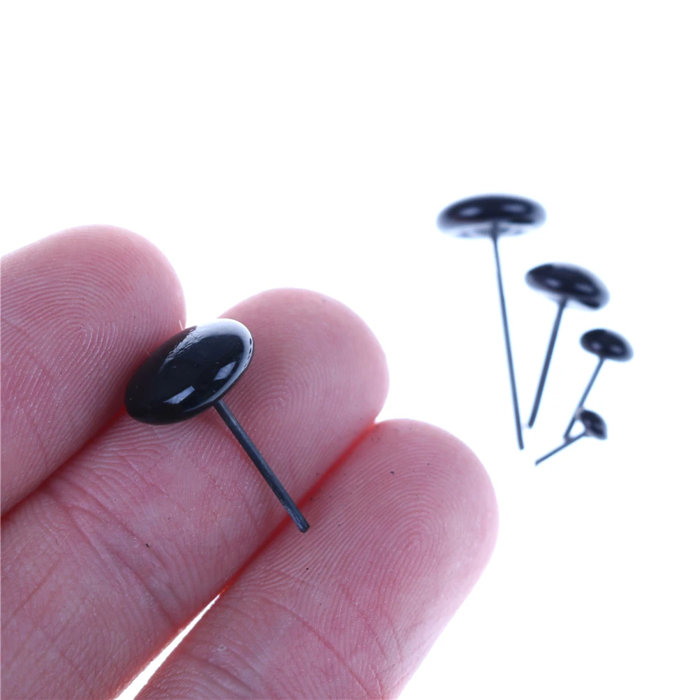 100 шт./компл. игла для валяния медведей черные глаза куклы аксессуары стеклянные