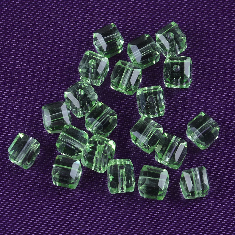 200X 6 мм маленькие квадратные хрустальные бусины для самостоятельного