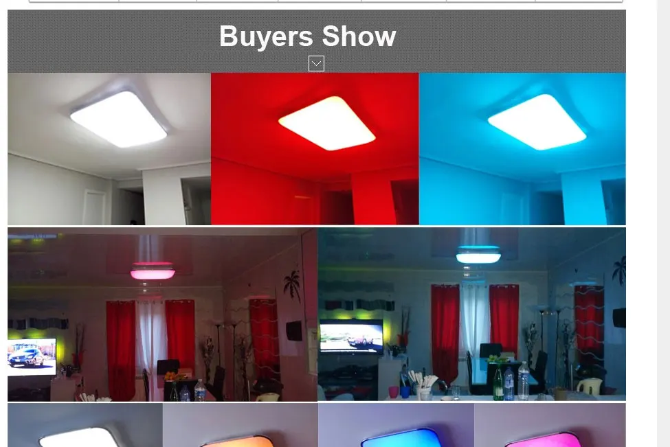 RGB светодиодный потолочный светильник современный с дистанционным управлением затемняемый цвет меняющий светильник для гостиной спальни AC90-265v