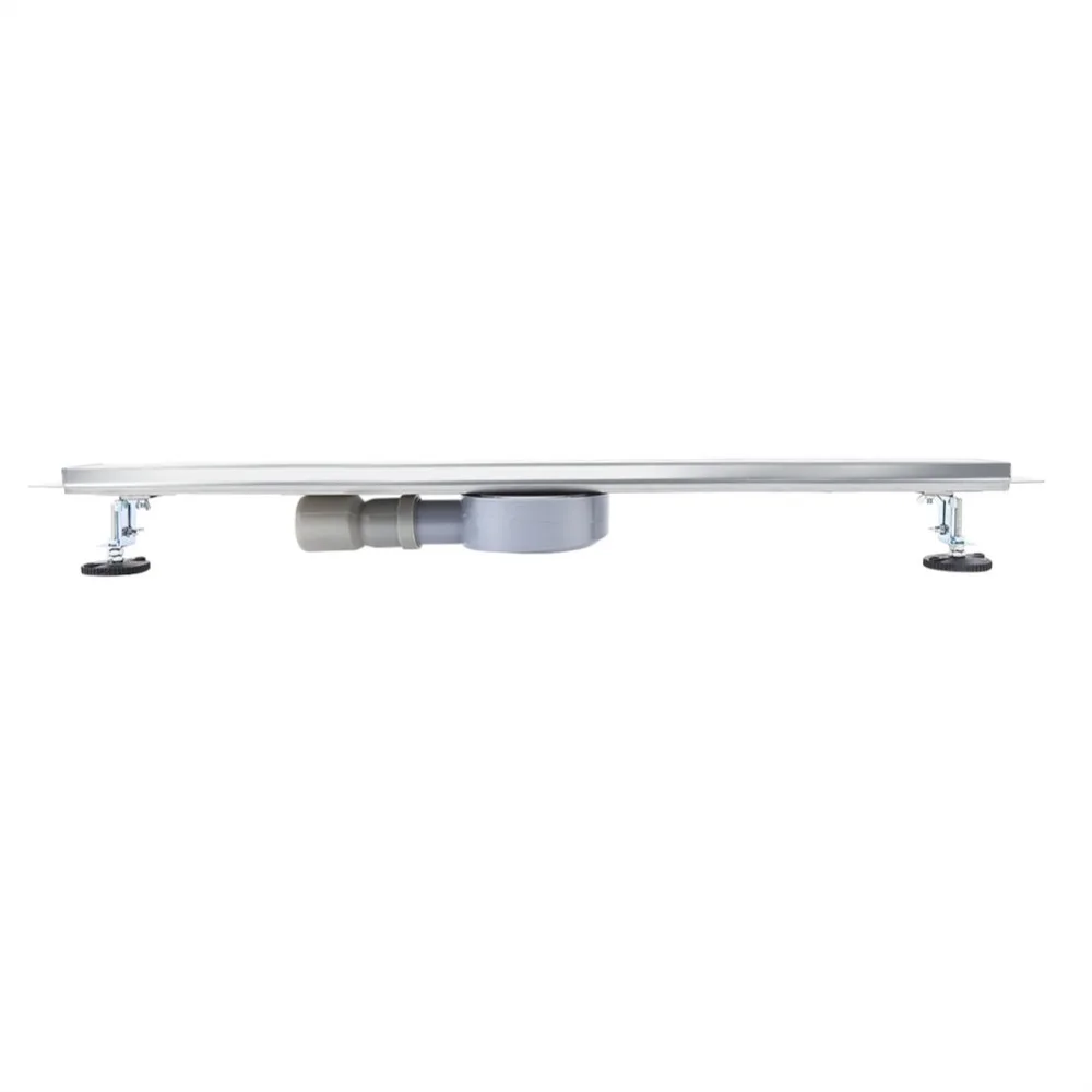 

60L/min Stainless Steel Floor Drain 360 Degree Rotary Linear Tile Floor Shower Drain for Bathroom Kitchen 5 Types Length Drain