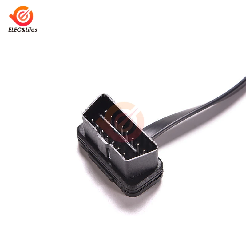 Кабель удлинитель ELM327 OBD2 16 контактный штекер гнездо 60 см|Соединители| |