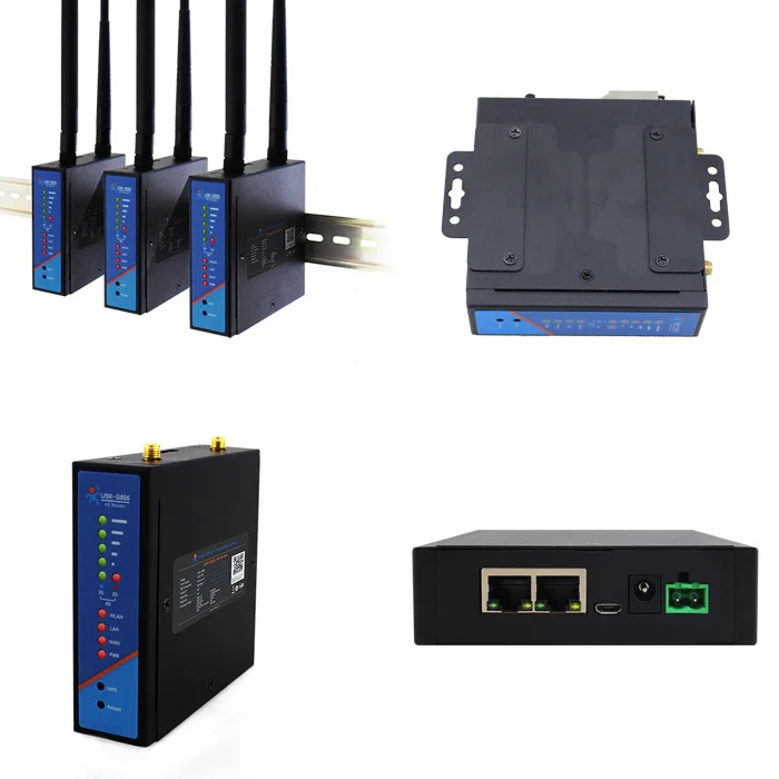 USR G806 EU Бесплатная доставка низкая стоимость Промышленный маршрутизатор LTE 4G