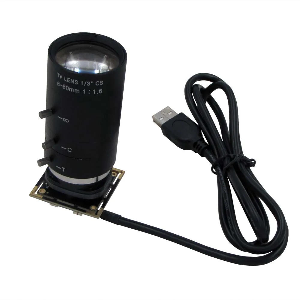 Aptina AR0130 1.3MP USB модуль камеры с креплением CS варифокальным объективом 6 60 мм|usb camera