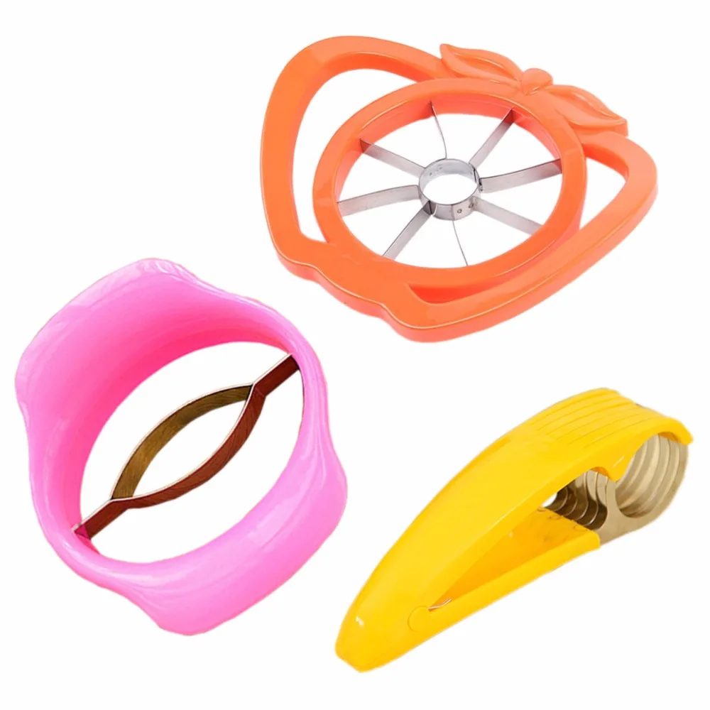 Нож для резки фруктов бананы/манго/картофель резак и Разделитель с лезвиями из