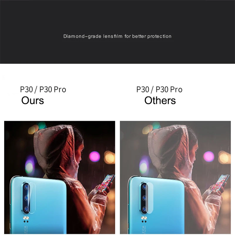 2 шт. задняя камера объектив пленка из закаленного стекла для huawei p30 pro защитное