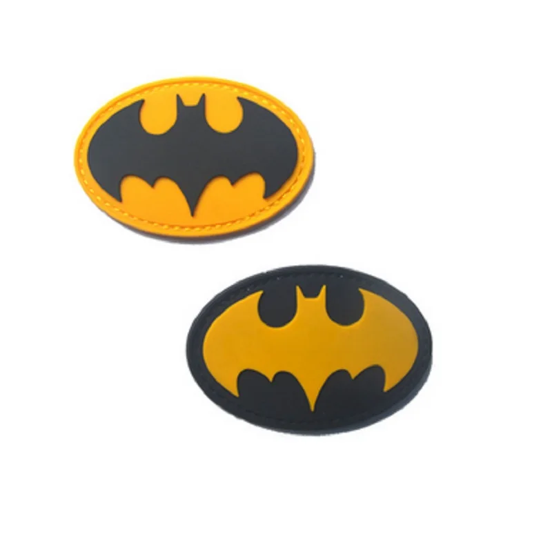 Детские нашивки с вышивкой в виде супергероев летучей мыши одежда для мальчиков