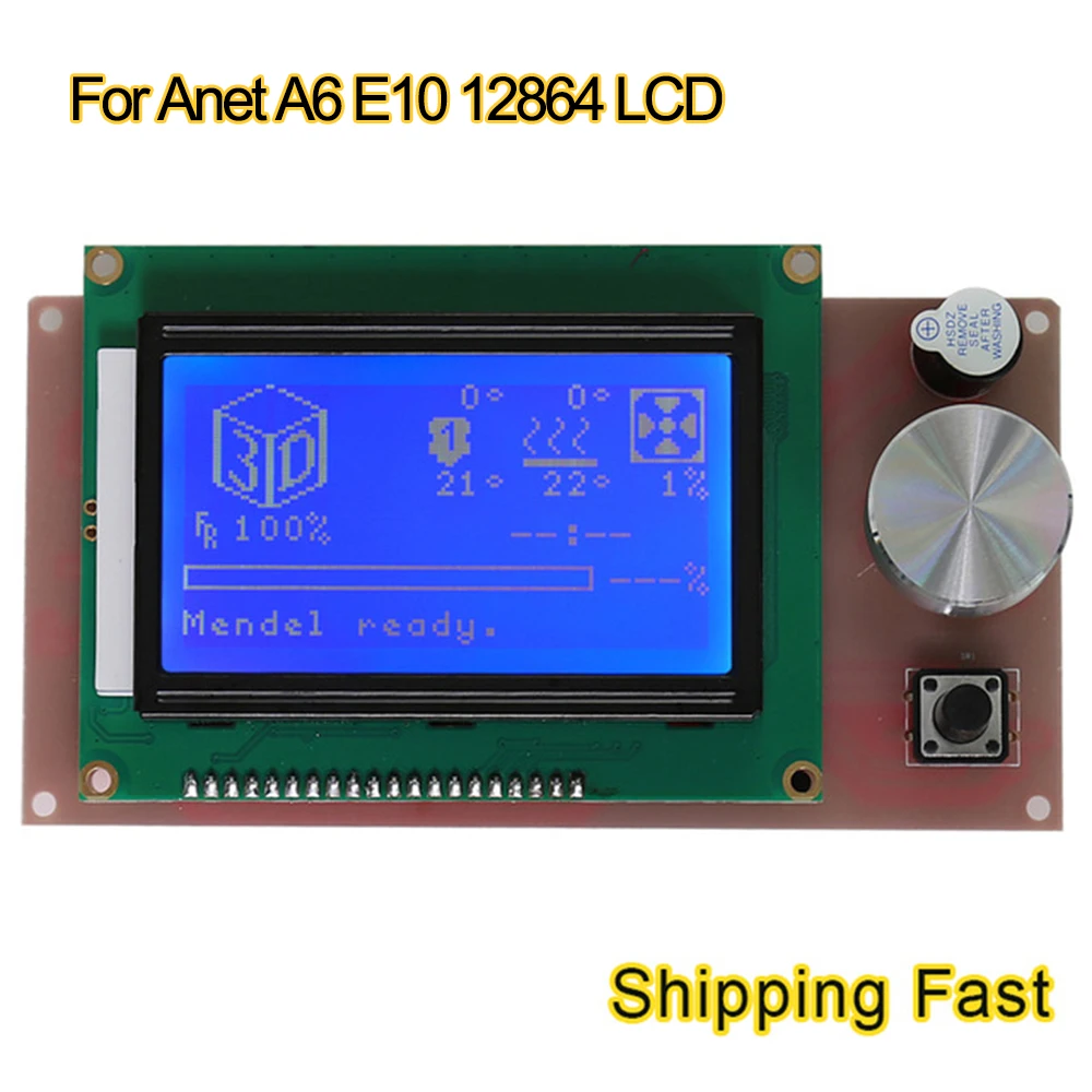 Anet a6 e10 12864 ЖК дисплей умный экран контроллер Модуль гибкий плоский ленточный