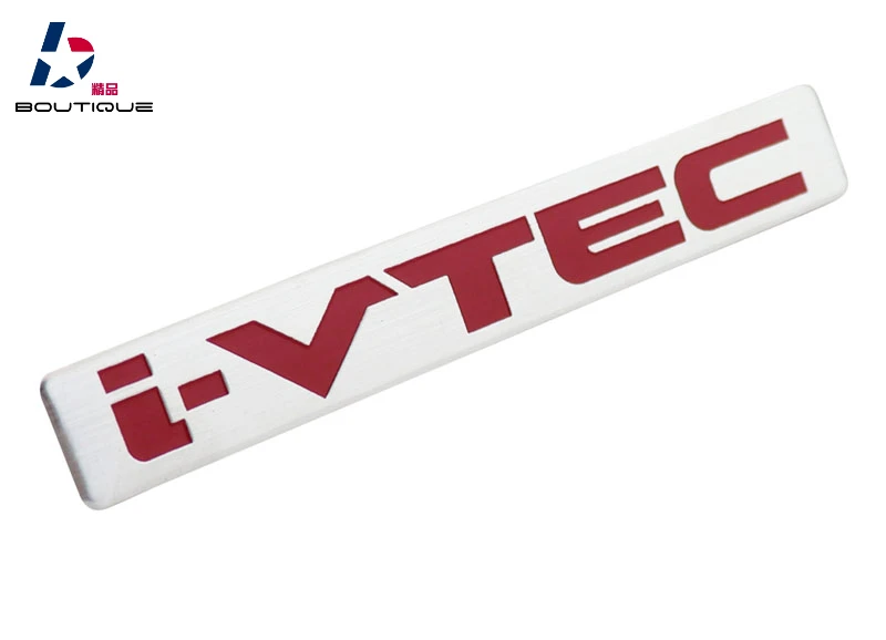 Красная эмблема i VTEC для CIVIC TYPE R CTR FD2 Эмблема багажника стикер|Наклейки на