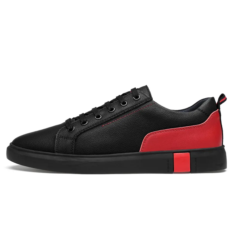 High quality Italian street fashion Plus 38-46 men's casual shoes summer leather flat | Обувь