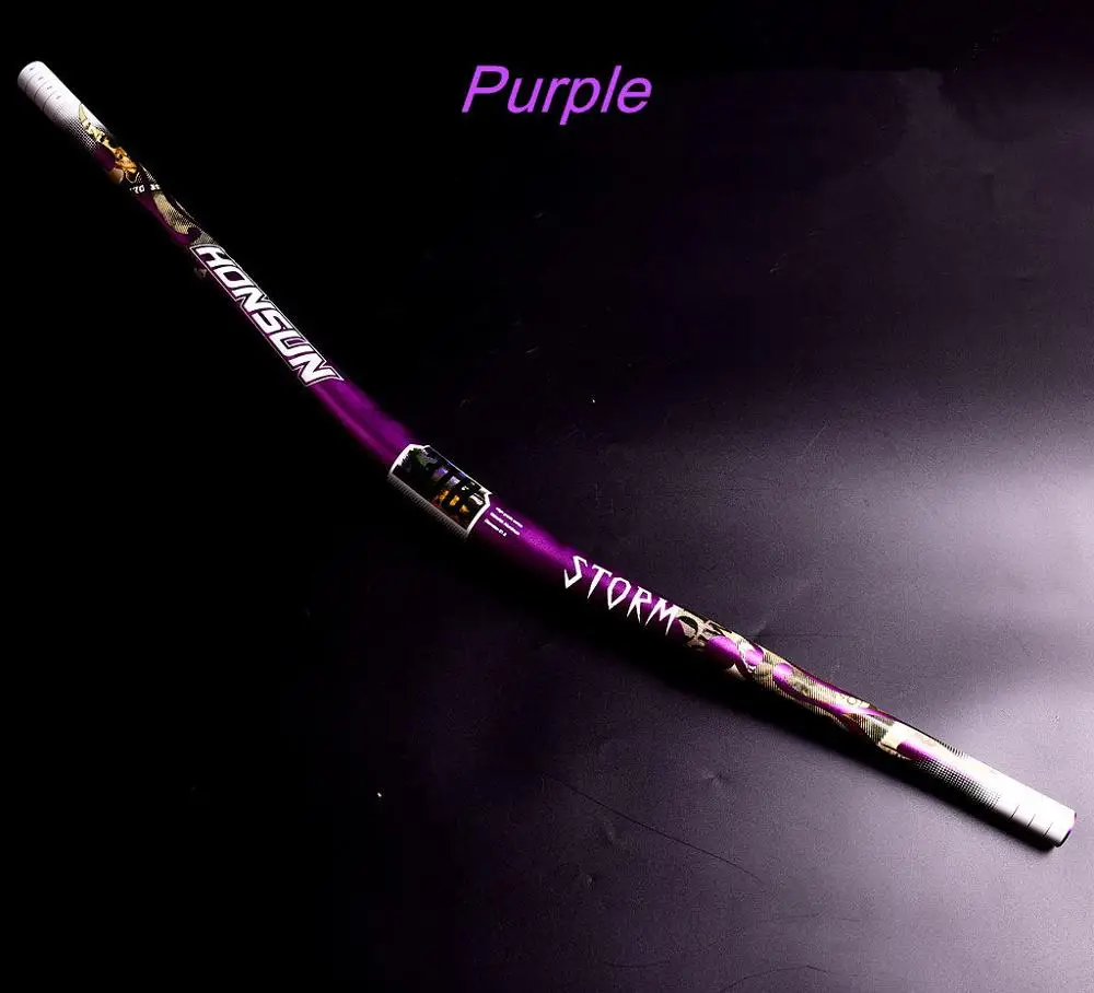 780mm Purple Велосипедный руль 31,8 мм* 720/740/760/780 мм MTB AM XC DH Горные гоночный велосипед руль для горного велосипеда, подъем ручке велосипед Запчасти - Цвет: 780mm Purple