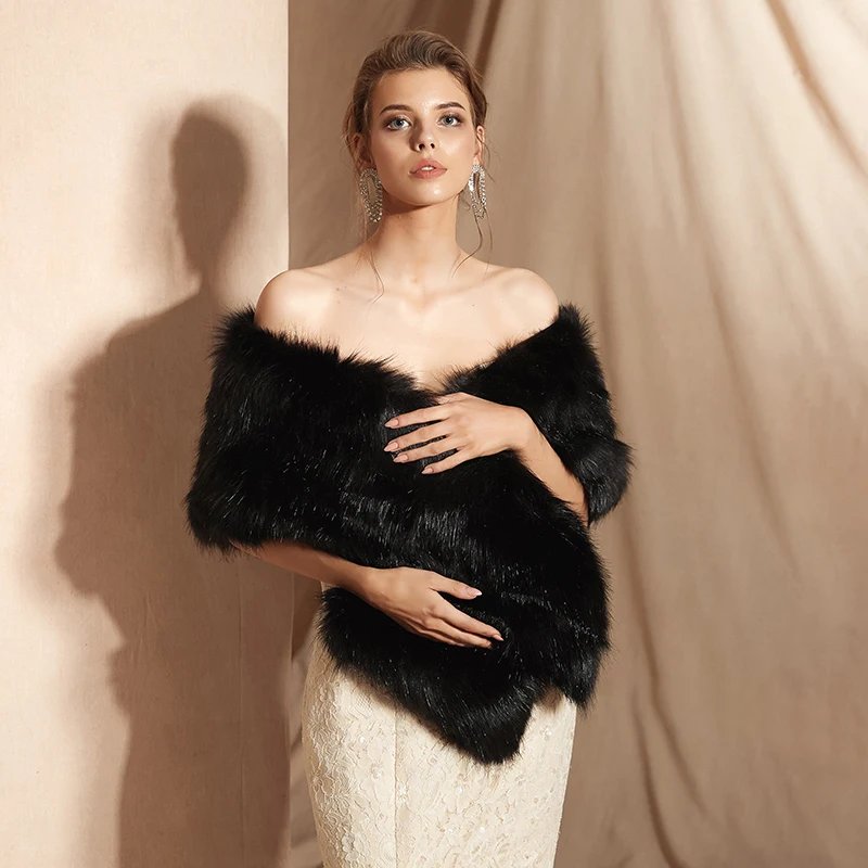 Женское свадебное болеро Forevergracedress элегантное мягкое пальто из искусственного