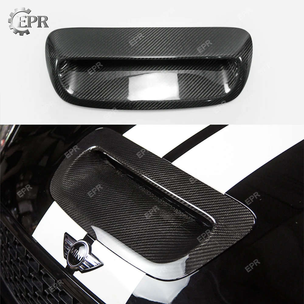 Для Mini Cooper S R56(2011 +)Duell AG Style Carbon Hood Scoop Body Kit мини тюнинг часть для R56 воздухозаборник