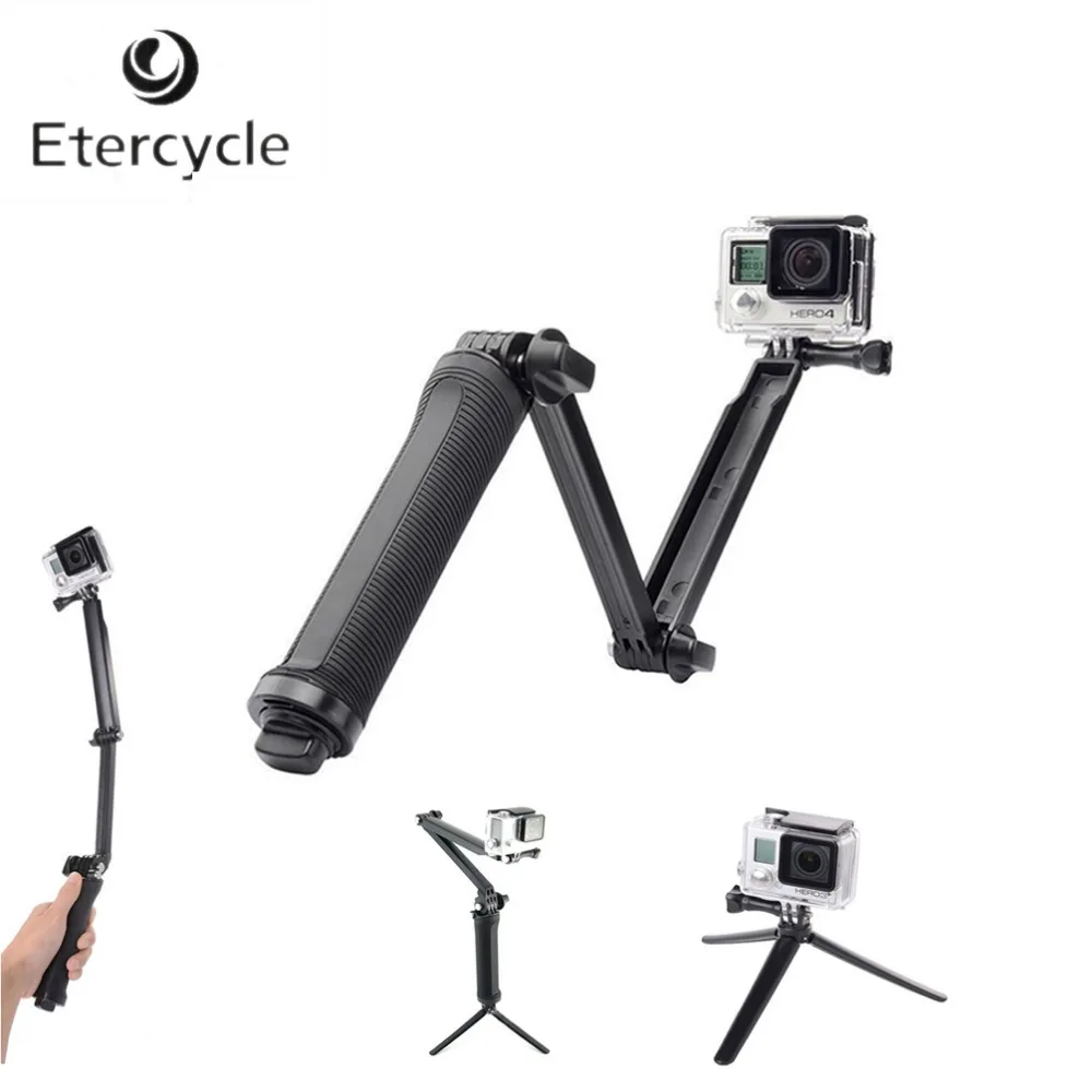 Etercycle 3 Способ Водонепроницаемый Монопод Selfie Сцепление Штатив Крепление Для SJ4000