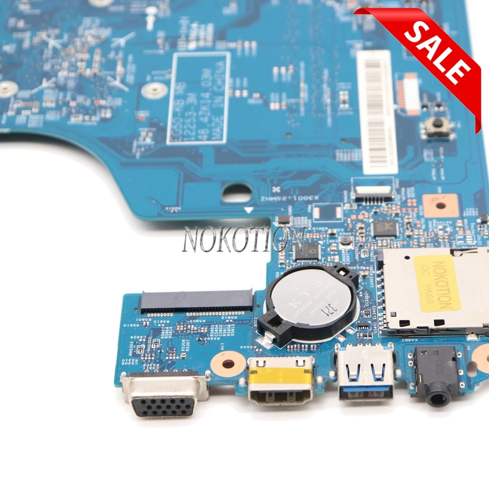 NOKOTION NB. M8111.00N EG50-KB MB 12253-3M 48.4ZK14.03M NBM811100N для acer aspire E1-522 гарантия на материнскую плату 60 дней