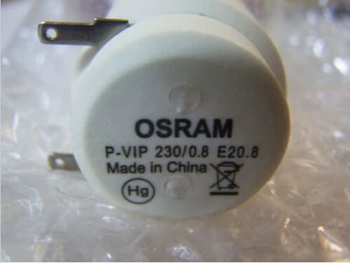 

Лампа проектора для OSRAM P-VIP 230/0.8 E20.8 и P-VIP 240/0.8 E20.8 лампа