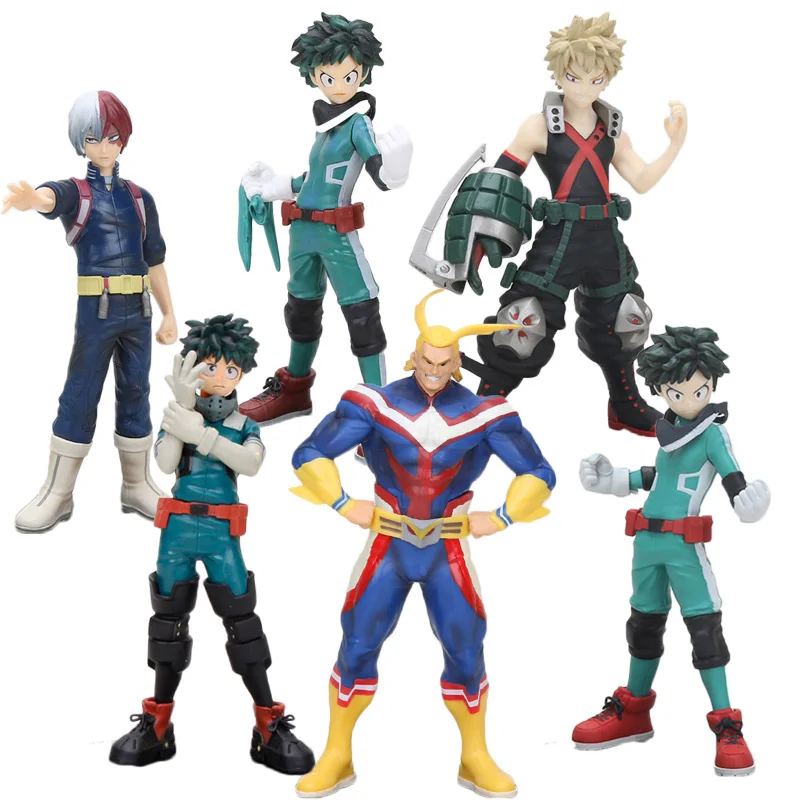 Новинка 15 см My Hero Academia boku Midoriya deku Shoto bakugou Toga фигурка из ПВХ игрушки|Игровые фигурки