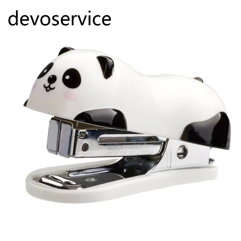 1 шт. мини панда степлер набор мультфильм офисные школьные принадлежности staionery
