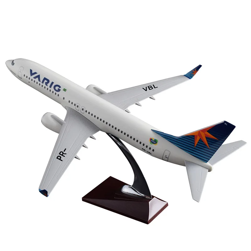 40 см Боинг 737 модель бразильского авиационного самолета VARIG VGR B737 из смолы для