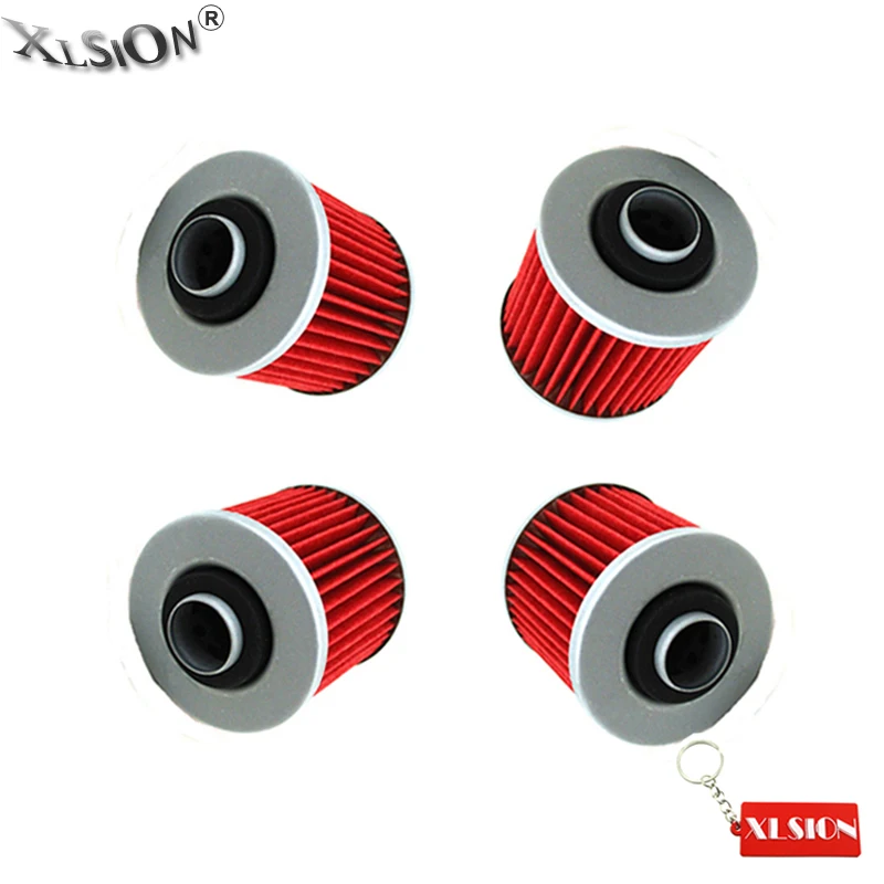 XLSION 4 шт. масляные фильтры для Yamaha SR400 TT600R XC180 XT400 XT550 XT600 XT600E YFM600 XVS125 XVS400 XV535 SR500|oil