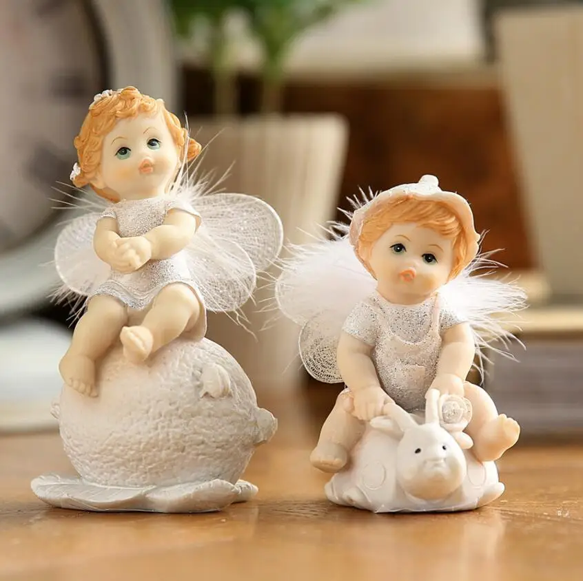 Полимерная резьба милый ангел девочка Fay для свадебной вечеринки детский душ