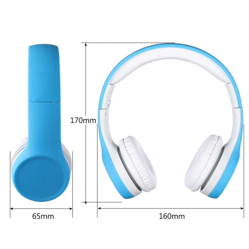 

Hisonic Children Headphone Foldable Child Earphone Headset Wire Control Wired Phone Boy Girl Headset with Microphone Kid Headset