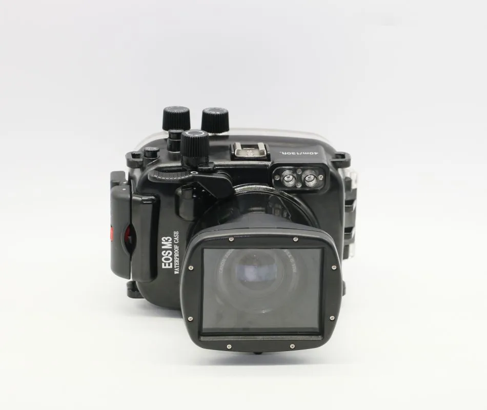 Waterproof Underwater Housing Camera Case for canon EOS-M3 Mark III 18-55mm Lens | Электроника